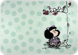 GRAFOPLAS DISEÑO Vade PVC Mafalda Kiss 33x47x0,5cm