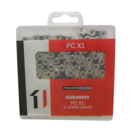 SRAM PC X1 Cadena 11 velocidades 118 eslabones PowerLock Negro
