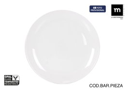 La Mediterranea Plato Llano Opal Coup Basic 25,4 cm (30 Unidades) de la colección Coup Basic de 428 g c/u
