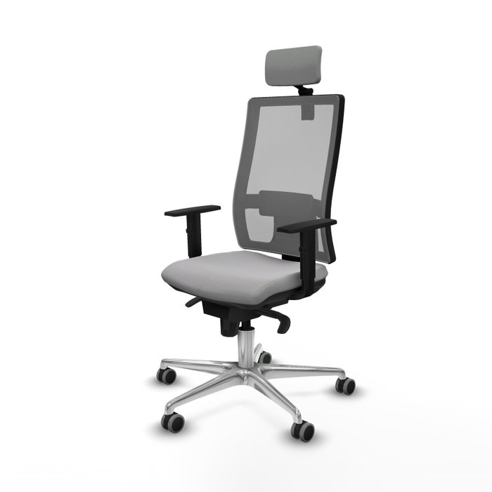 PIQUERAS Y CRESPO Silla de oficina Horna con Mecanismo Sincro Gris