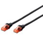 Ewent Cable de red Cat6 U/UTP Negro 3 m