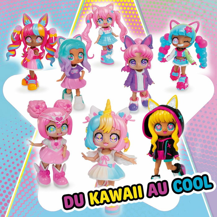 Bandai Muñeca personalizable Animakii Piruleta y Chicle HEA26351