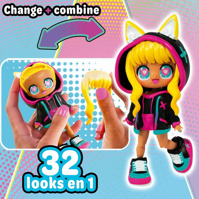 Bandai Muñeca personalizable Animakii Piruleta y Chicle HEA26351