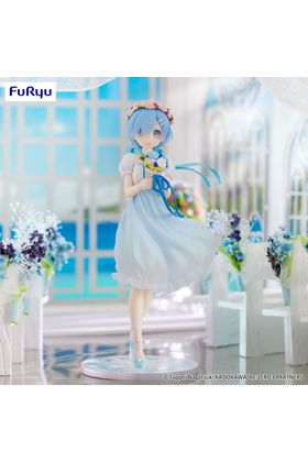 Furyu Re:Zero Starting Life in Another World Estatua Rem Bridesmaid Trio-Try-iT