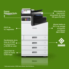 Epson WorkForce Enterprise AM-C10000 A3 Multifunción Color
