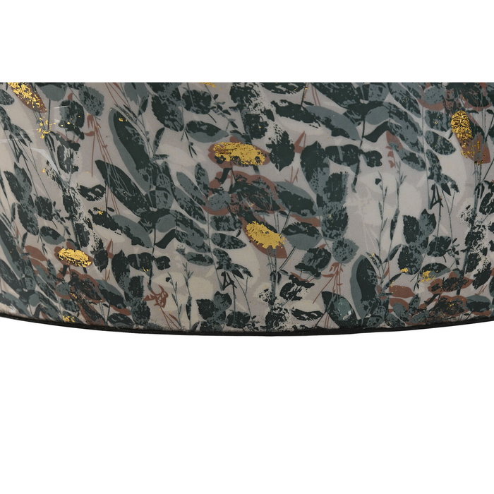 DKD Home Decor Jarrón de Metal Verde y Dorado 33x33x35,5 cm