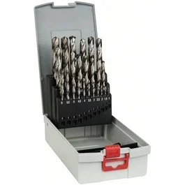 Bosch Surtido ProBox de brocas rectificadas HSS-G 1-13 mm, 135°