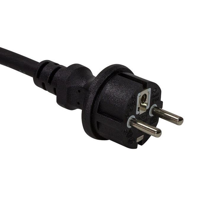 LogiLink Regleta de enchufes para exteriores con 5 tomas de seguridad, interruptor e IP44, negro