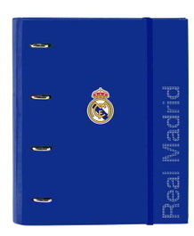 Safta Carpeta de Anillas Real Madrid con Recambio y Separadores DIN A4