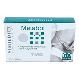 SIMILDIET Metabol 60 Cápsulas - Suplemento para el Control de Peso con Té Verde y Cromo