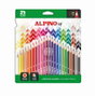 Alpino Lápices de colores UP Mina Premium, 24 unidades surtidas
