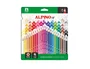 Alpino Lápices de Colores Up Mina Premium Caja 24 Unidades Colores Surtidos Alta Calidad Madera Diseño Moderno