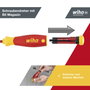 Wiha PocketMax electric destornillador con cargador de puntas