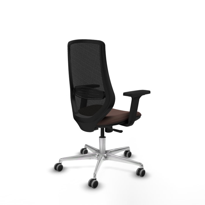 PIQUERAS Y CRESPO Silla de oficina Mardos con mecanismo Sincro, Marrón oscuro y Negro PIQUERAS Y CRESPO Silla de oficina Mardos con mecanismo Sincro, Marrón oscuro y Negro