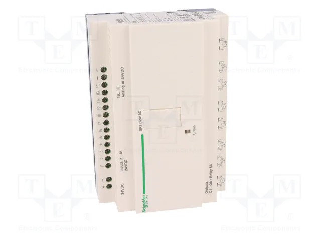 SCHNEIDER ELECTRIC Zelio Logic SR2D201BD Controlador Lógico Programable Compacto SCHNEIDER ELECTRIC Zelio Logic SR2D201BD Controlador Lógico Programable Compacto