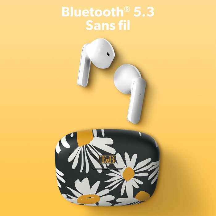 TNB Auriculares XCLUSIV TWS JAPAN con base de carga blanco