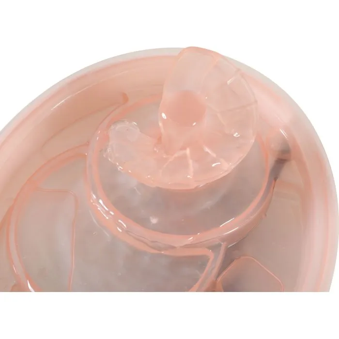 Zolux Fuente de Agua Calypso para Gatos y Perros, 3 Litros, Incluye 2 Filtros, Color Rosa - ZOL1711755564371