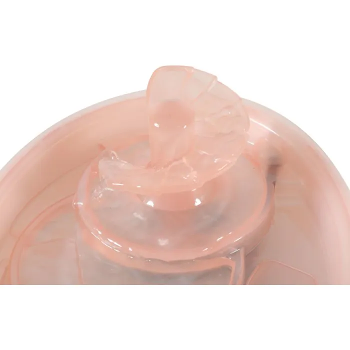 Zolux Fuente de Agua Calypso para Gatos y Perros, 3 Litros, Incluye 2 Filtros, Color Rosa - ZOL1711755564371