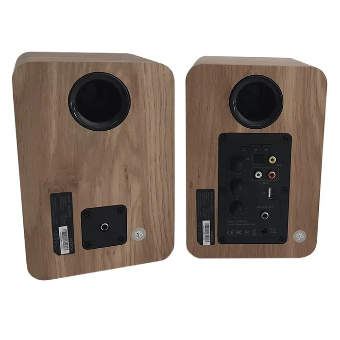 Approx APPSPK02WD Altavoces Autoamplificados 60W RMS Madera