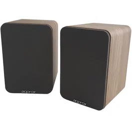 Approx Altavoces Autoamplificados 60W RMS Bluetooth 5.0 con Carcasa de Madera