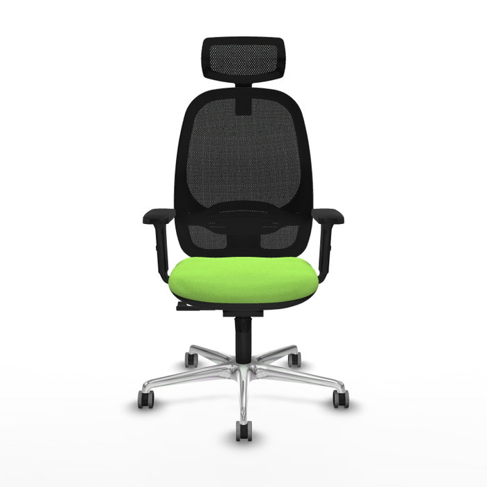 PIQUERAS Y CRESPO Silla de oficina Cilanco con mecanismo Sincro, color Pistacho y Negro PIQUERAS Y CRESPO Silla de oficina Cilanco con mecanismo Sincro, color Pistacho y Negro