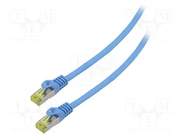 LANBERG Patch Cord Cat 6a S/FTP 1,5m Azul