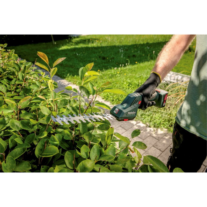 Metabo PowerMaxx SGS 12 Q Tijeras Inalámbricas para Arbustos y Césped
