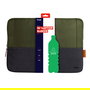 Trust Lisboa Funda para Portátil hasta 16", Sleeve Acolchada Verde, Tejido de Poliéster Reciclado (4 Botellas PET) - Resistente a Golpes y Agua - Ref: 25247