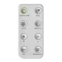 Oceanic Ventilador nebulizador 3 en 1 de 50W, 23 cm, con pantalla LED, control remoto y motor DC, gris y blanco