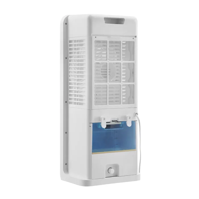 Oceanic Ventilador nebulizador 3 en 1 de 50W, 23 cm, con pantalla LED, control remoto y motor DC, gris y blanco Oceanic Ventilador nebulizador 3 en 1 de 50W, 23 cm, con pantalla LED, control remoto y motor DC, gris y blanco