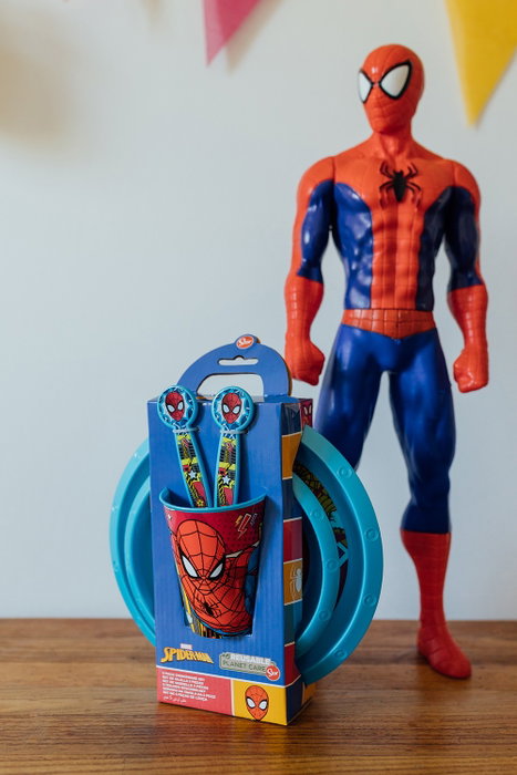 Licensing Set de comida de 5 piezas Spiderman en caja de regalo