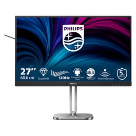 Philips 27B2N4500/00 Monitor 27" Quad HD IPS 120Hz USB HUB Altavoces Ajuste de Altura Giratorio HDMI DP