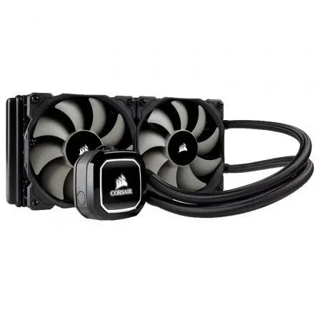 SISTEMA DE REFRIGERACION LIQUIDA CORSAIR HYDRO SERIES H100X - 2 ventiladores 120mm - radiador 240mm - compatible segun especificaciones SISTEMA DE REFRIGERACION LIQUIDA CORSAIR HYDRO SERIES H100X - 2 ventiladores 120mm - radiador 240mm - compatible segun especificaciones