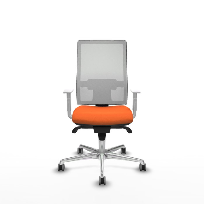 PIQUERAS Y CRESPO Silla de oficina Horna Naranja y Blanco