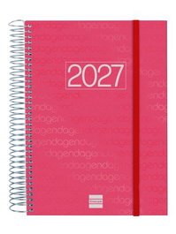 Finocam Agenda Anual 2027 Catalan Basic Year Vermell