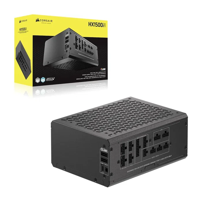Corsair HX1500i SHIFT 1500W ATX 3.1 PCIe 5.1 Negro