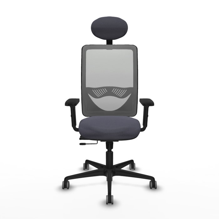 PIQUERAS Y CRESPO Silla de oficina Zulema con mecanismo Sincro/Traslack, Gris PIQUERAS Y CRESPO Silla de oficina Zulema con mecanismo Sincro/Traslack, Gris