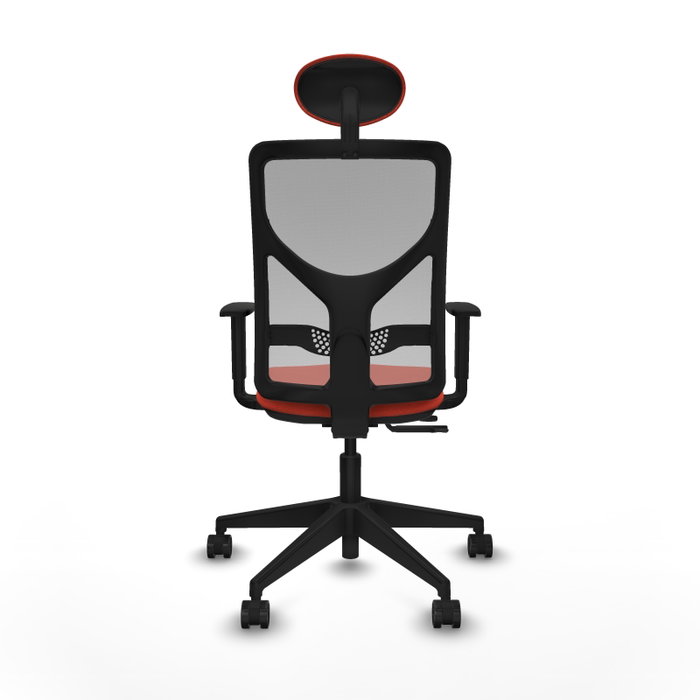 PIQUERAS Y CRESPO Silla de oficina Motilla Naranja oscuro y Gris PIQUERAS Y CRESPO Silla de oficina Motilla Naranja oscuro y Gris