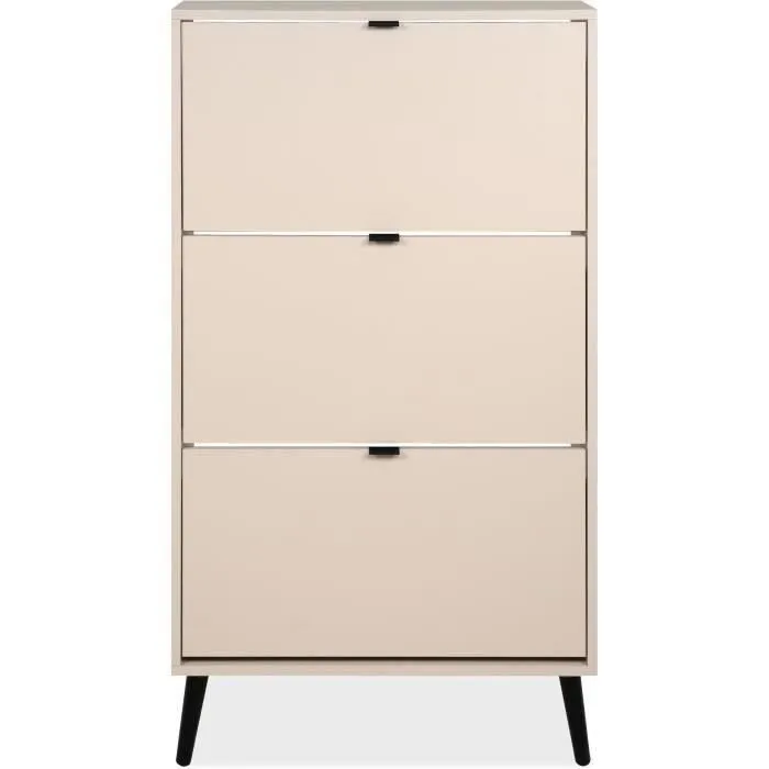 VIGO Zapatero 49A Arena Patas Madera Maciza 70 x 24 x 125 cm