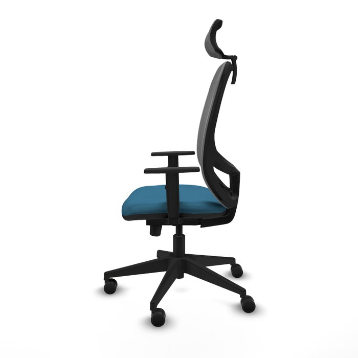 PIQUERAS Y CRESPO Silla de oficina Cilanco con mecanismo Sincro/Traslack Verde petróleo y Gris PIQUERAS Y CRESPO Silla de oficina Cilanco con mecanismo Sincro/Traslack Verde petróleo y Gris