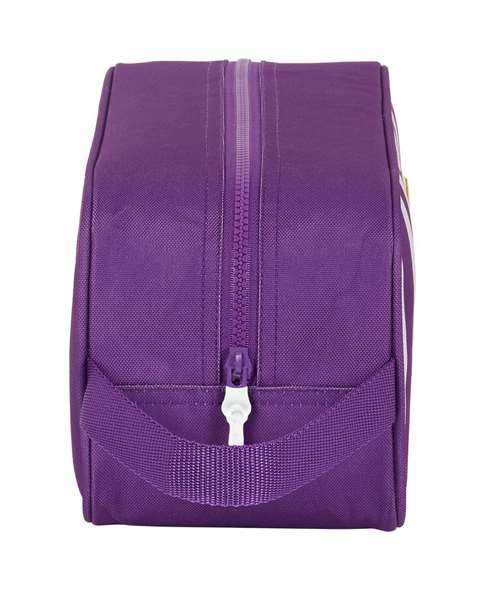 Zapatillero de Viaje Real Valladolid C.F. Blanco Morado 34 x 15 x 14 cm
