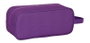Zapatillero de Viaje Real Valladolid C.F. Blanco Morado 34 x 15 x 14 cm