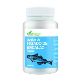 Soria Natural Higabac Aceite de Hígado de Bacalao 125 perlas