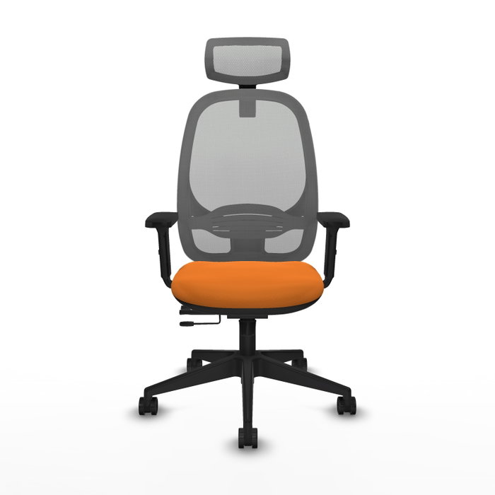 PIQUERAS Y CRESPO Silla de oficina Cilanco Naranja y Gris