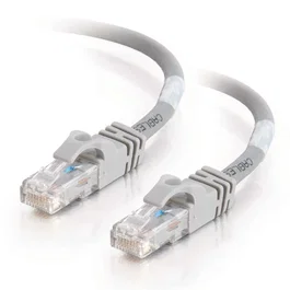 C2G Cable de Red Patch Cat6 UTP 7m Gris - Cable de Interconexión RJ-45 Macho a RJ-45 Macho, Snagless, 550MHz, 24 AWG