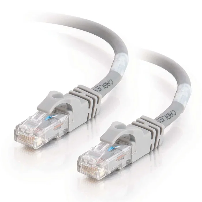 C2G Cable de Red Patch Cat6 UTP 7m Gris - Cable de Interconexión RJ-45 Macho a RJ-45 Macho, Snagless, 550MHz, 24 AWG