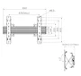 EQUIP Soporte de pared modular 37-65 con Push-In Pop-Out Negro