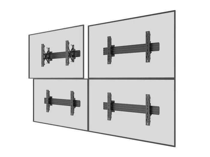 EQUIP Soporte de pared modular 37-65 con Push-In Pop-Out Negro
