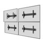 EQUIP Soporte de pared modular para TV 37''-65'' Pop-out