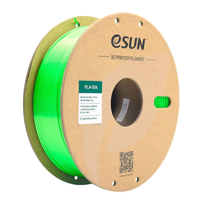 eSun PLA-Silk Filamento 1,75mm Verde 1kg eSun PLA-Silk Filamento 1,75mm Verde 1kg